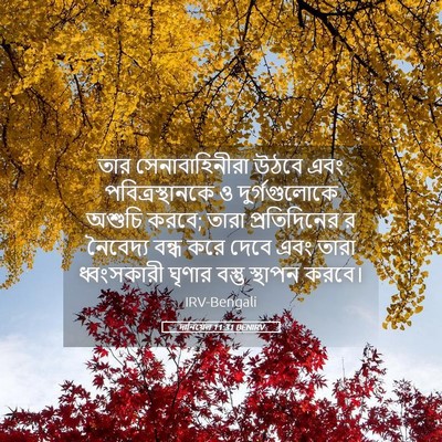 Picture 05 - দানিয়েল 11:31 BENIRV - তার সেনাবাহিনীরা - Bible Verse Picture