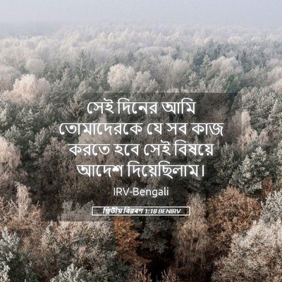 Picture 05 - দ্বিতীয় বিৱৰণ 1:18 BENIRV - সেই দিনের আমি - Bible Verse Picture