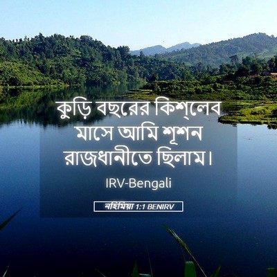 Picture 05 - নহিমিয়া 1:1 BENIRV - কুড়ি বছরের - Bible Verse Picture