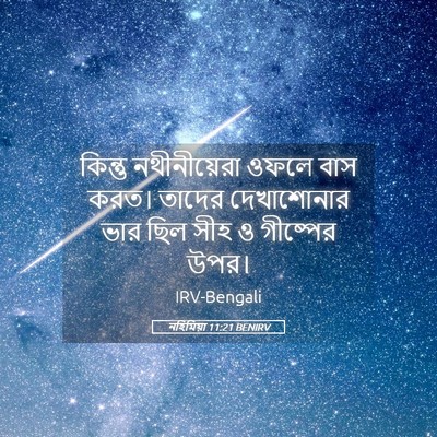 Picture 05 - নহিমিয়া 11:21 BENIRV - কিন্তু নথীনীয়েরা - Bible Verse Picture