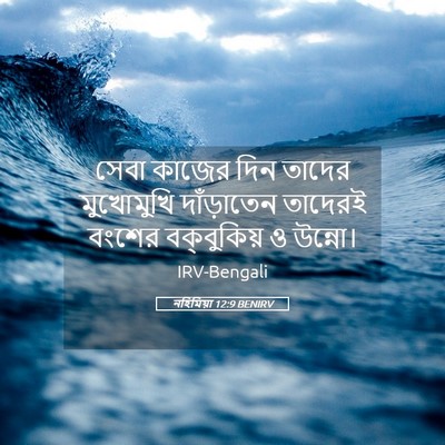 Picture 05 - নহিমিয়া 12:9 BENIRV - সেবা কাজের দিন - Bible Verse Picture