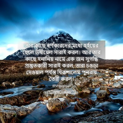 Picture 05 - নহিমিয়া 3:8 BENIRV - তার কাছে - Bible Verse Picture