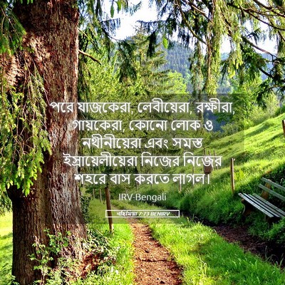Picture 05 - নহিমিয়া 7:73 BENIRV - পরে যাজকেরা, - Bible Verse Picture