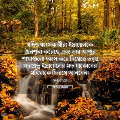 Picture 05 - নহূম 2:2 BENIRV - যদিও ধ্বংসকারীরা - Bible Verse Picture