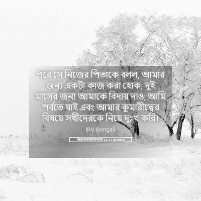 Picture 05 - বিচাৰকর্তাবিলাক 11:37 BENIRV - পরে সে নিজের - Bible Verse Picture