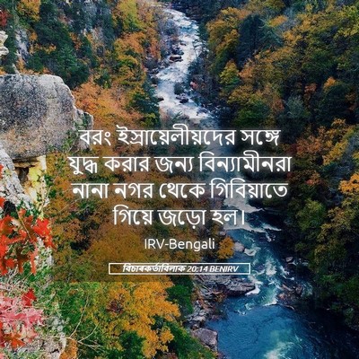 Picture 05 - বিচাৰকর্তাবিলাক 20:14 BENIRV - বরং - Bible Verse Picture