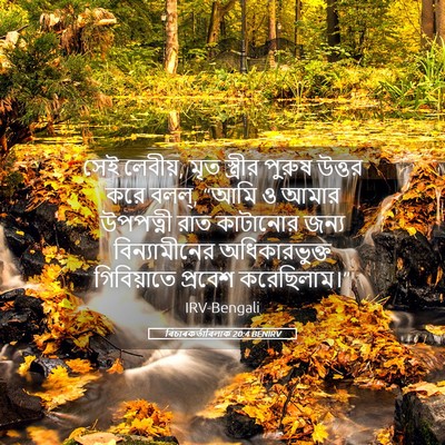 Picture 05 - বিচাৰকর্তাবিলাক 20:4 BENIRV - সেই লেবীয়, মৃত - Bible Verse Picture