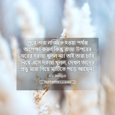Picture 05 - বিচাৰকর্তাবিলাক 3:25 BENIRV - পরে তারা লজ্জিত - Bible Verse Picture