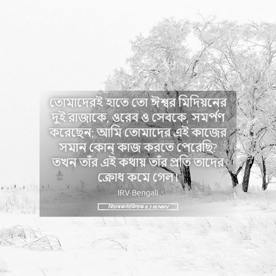 Picture 05 - বিচাৰকর্তাবিলাক 8:3 BENIRV - তোমাদেরই হাতে তো - Bible Verse Picture