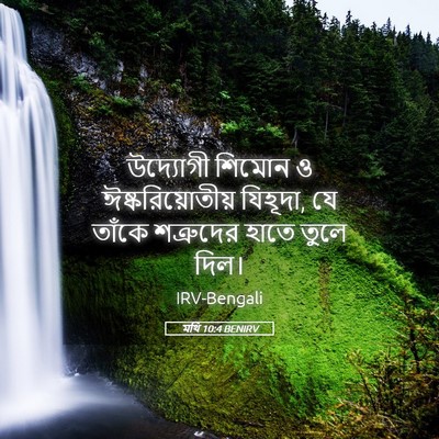 Picture 05 - মথি 10:4 BENIRV - উদ্যোগী শিমোন ও - Bible Verse Picture