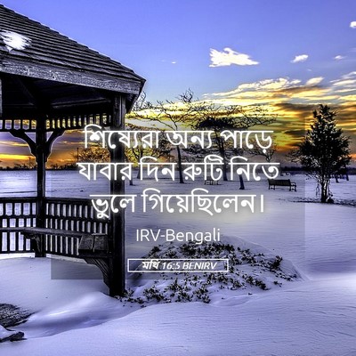 Picture 05 - মথি 16:5 BENIRV - শিষ্যেরা অন্য - Bible Verse Picture