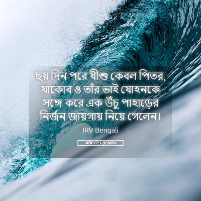 Picture 05 - মথি 17:1 BENIRV - ছয় দিন পরে যীশু - Bible Verse Picture