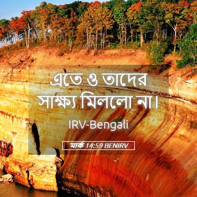 Picture 05 - মার্ক 14:59 BENIRV - এতে ও তাদের - Bible Verse Picture