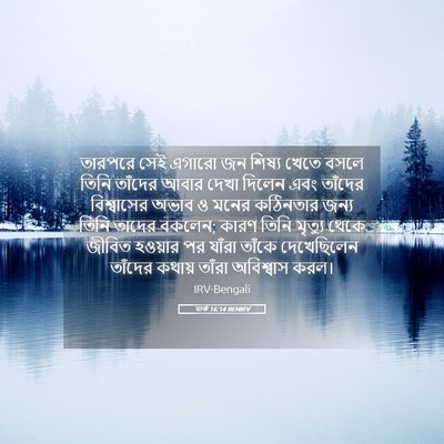 Picture 05 - মার্ক 16:14 BENIRV - তারপরে সেই এগারো - Bible Verse Picture