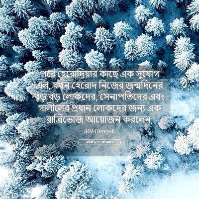 Picture 05 - মার্ক 6:21 BENIRV - পরে হেরোদিয়ার - Bible Verse Picture