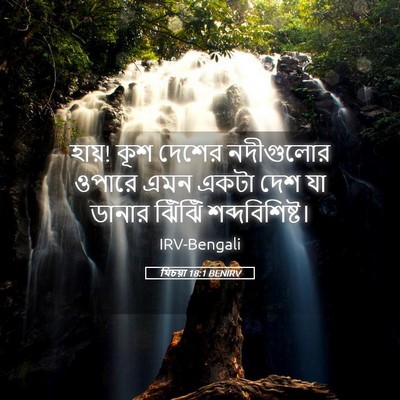 Picture 05 - যিচয়া 18:1 BENIRV - হায়! কূশ দেশের - Bible Verse Picture