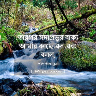 Picture 05 - যিহিষ্কেল 21:8 BENIRV - তারপর সদাপ্রভুর - Bible Verse Picture
