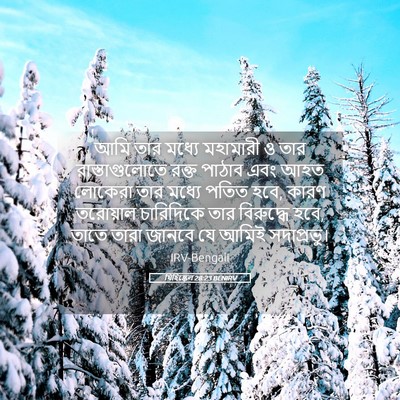 Picture 05 - যিহিষ্কেল 28:23 BENIRV - আমি তার মধ্যে - Bible Verse Picture