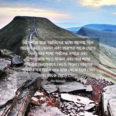 Picture 05 - যিহিষ্কেল 31:12 BENIRV - বিদেশীরা যারা - Bible Verse Picture