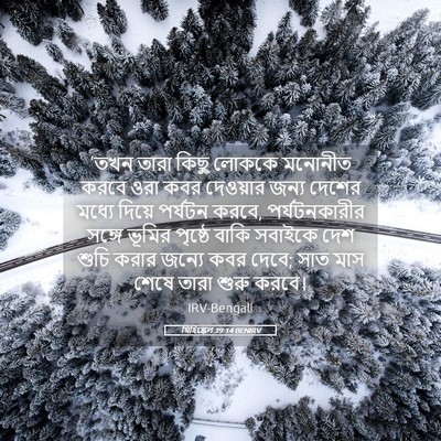 Picture 05 - যিহিষ্কেল 39:14 BENIRV - ‘তখন তারা কিছু - Bible Verse Picture