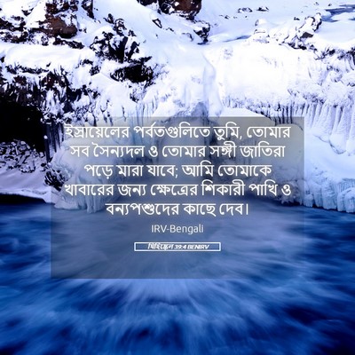 Picture 05 - যিহিষ্কেল 39:4 BENIRV - ইস্রায়েলের - Bible Verse Picture