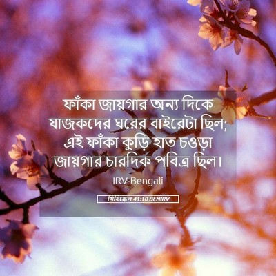 Picture 05 - যিহিষ্কেল 41:10 BENIRV - ফাঁকা জায়গার - Bible Verse Picture