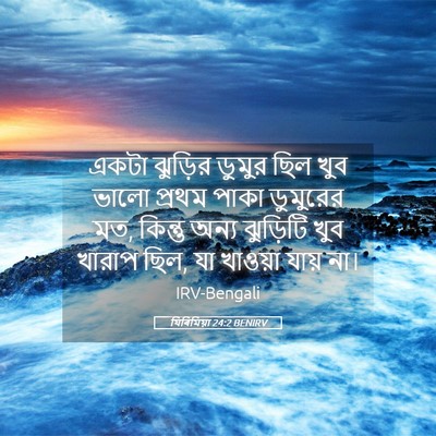 Picture 05 - যিৰিমিয়া 24:2 BENIRV - একটা ঝুড়ির ডুমুর - Bible Verse Picture