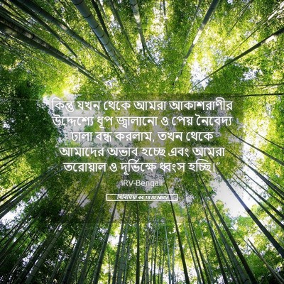 Picture 05 - যিৰিমিয়া 44:18 BENIRV - কিন্তু যখন থেকে - Bible Verse Picture
