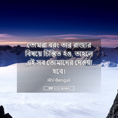 Picture 05 - লূক 12:31 BENIRV - তোমরা বরং তার - Bible Verse Picture
