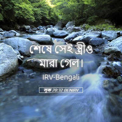 Picture 05 - লূক 20:32 BENIRV - শেষে সেই স্ত্রীও - Bible Verse Picture