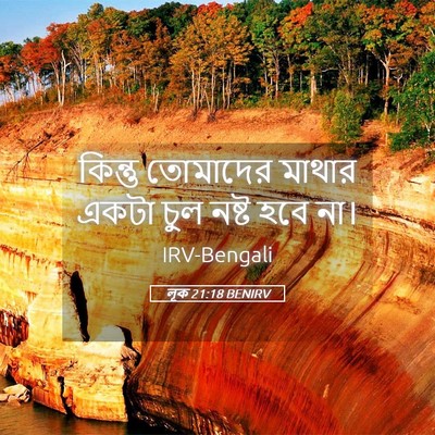 Picture 05 - লূক 21:18 BENIRV - কিন্তু তোমাদের - Bible Verse Picture