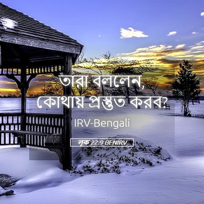 Picture 05 - লূক 22:9 BENIRV - তারা বললেন, কোথায় - Bible Verse Picture