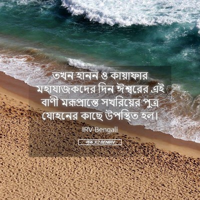 Picture 05 - লূক 3:2 BENIRV - তখন হানন ও - Bible Verse Picture
