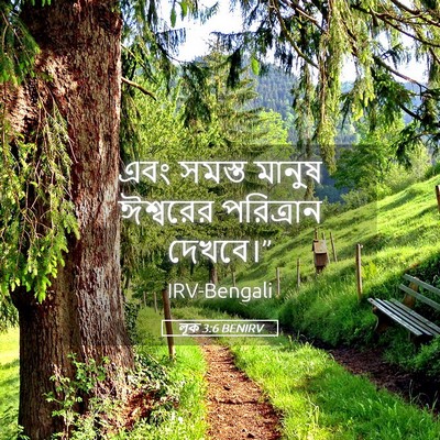 Picture 05 - লূক 3:6 BENIRV - এবং সমস্ত মানুষ - Bible Verse Picture