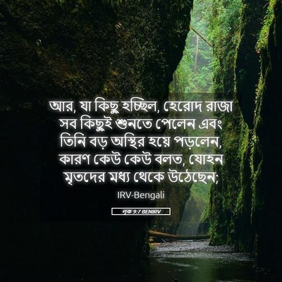 Picture 05 - লূক 9:7 BENIRV - আর, যা কিছু হচ্ছিল, - Bible Verse Picture