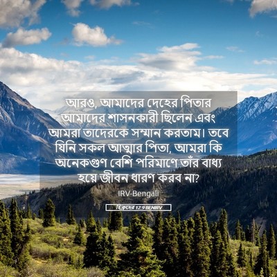 Picture 05 - হিব্রুদের 12:9 BENIRV - আরও, আমাদের দেহের - Bible Verse Picture
