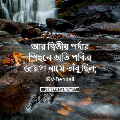 Picture 05 - হিব্রুদের 9:3 BENIRV - আর দ্বিতীয় - Bible Verse Picture