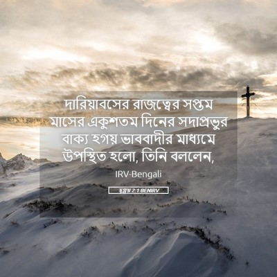 Picture 05 - হ্গ্গয় 2:1 BENIRV - দারিয়াবসের - Bible Verse Picture