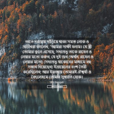 Picture 05 - ৰূথ 4:11 BENIRV - তাতে দরজায় - Bible Verse Picture