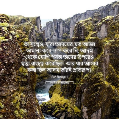 Picture 05 - ৰোমীয়া 5:14 BENIRV - তা সত্বেও, যারা - Bible Verse Picture