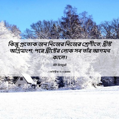 Picture 06 - 1 কৰিন্থীয়া 15:23 BENIRV - কিন্তু প্রত্যেক - Bible Verse Picture