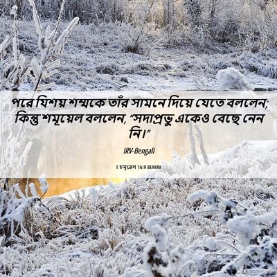 Picture 06 - 1 চমূৱেল 16:9 BENIRV - পরে যিশয় শম্মকে - Bible Verse Picture