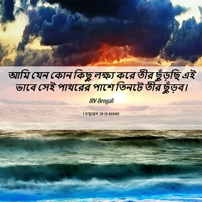 Picture 06 - 1 চমূৱেল 20:20 BENIRV - আমি যেন কোন কিছু - Bible Verse Picture