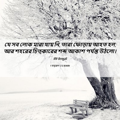 Picture 06 - 1 চমূৱেল 5:12 BENIRV - যে সব লোক মারা যায় - Bible Verse Picture