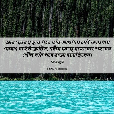 Picture 06 - 1 বংশাৱলি 1:48 BENIRV - আর সম্লর মৃত্যুর - Bible Verse Picture