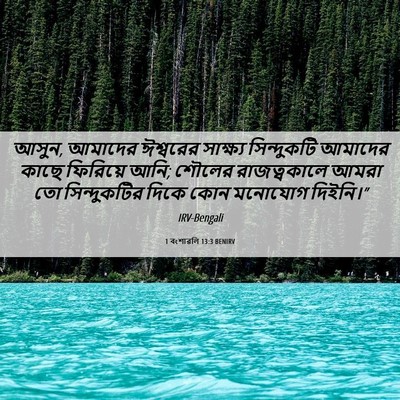 Picture 06 - 1 বংশাৱলি 13:3 BENIRV - আসুন, আমাদের - Bible Verse Picture