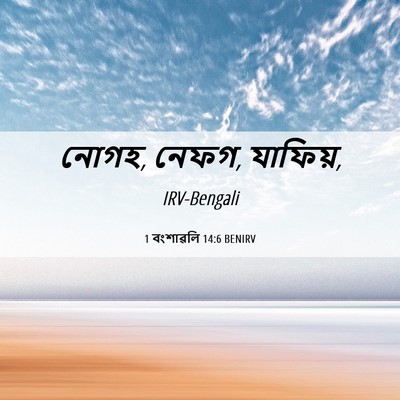 Picture 06 - 1 বংশাৱলি 14:6 BENIRV - নোগহ, নেফগ, - Bible Verse Picture