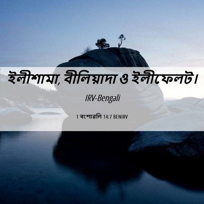 Picture 06 - 1 বংশাৱলি 14:7 BENIRV - ইলীশামা, - Bible Verse Picture