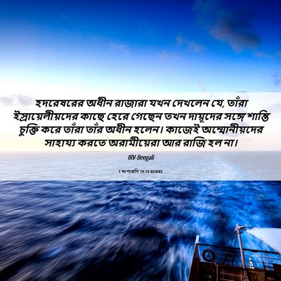 Picture 06 - 1 বংশাৱলি 19:19 BENIRV - হদরেষরের অধীন - Bible Verse Picture