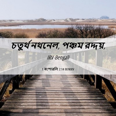 Picture 06 - 1 বংশাৱলি 2:14 BENIRV - চতুর্থ নথনেল, - Bible Verse Picture